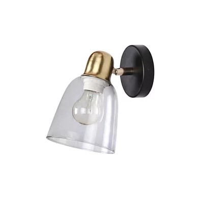 Philips  582087  NERO Wall Light with Smokey Black glass