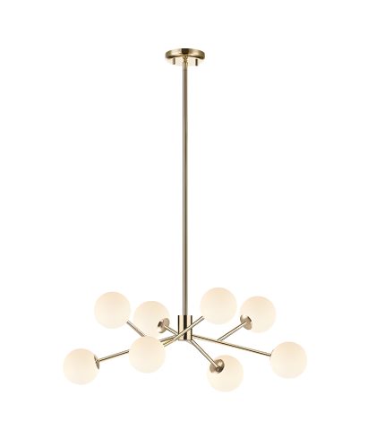 Philips 800009 Philips DIVINE Chandelier 8 Head French Gold