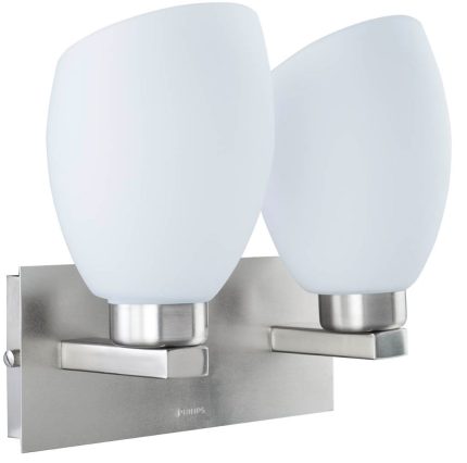 Philips 30979 Philips Wall Light Brushed Nickel 2h