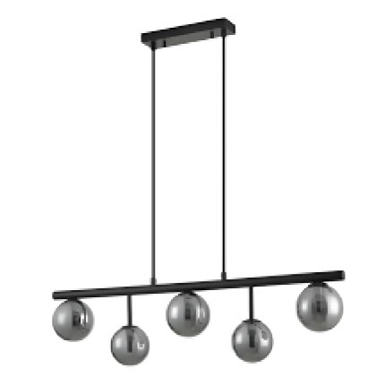 Philips 800007 Philips STELLAR Chandelier 5 Head Smoky Black
