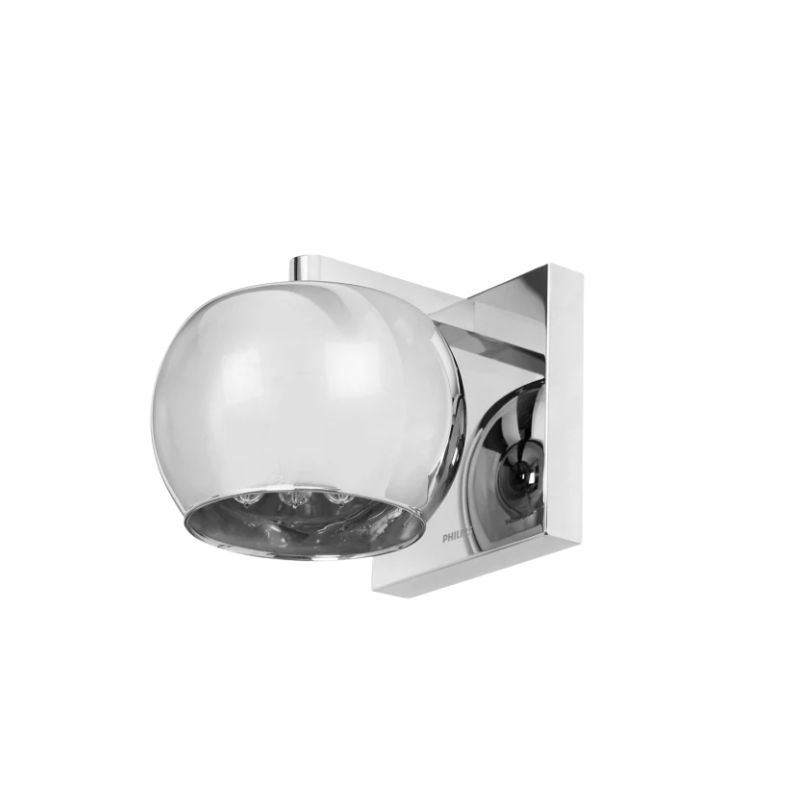 Philips 582070 AETHER single head glass and crystal wall light G9