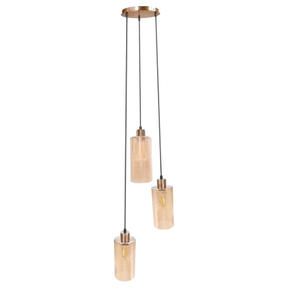 Philips 31432 Muziris 3 Head Gold Cylindrical Pe