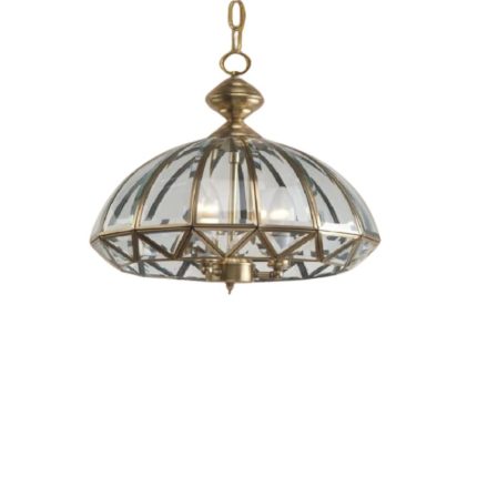 Odeon Lights Classic Dome Pendant Light with Glass Panels ( ODL-PL578 )