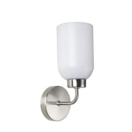800130 Philips GLOW Matte nickel wall light E27