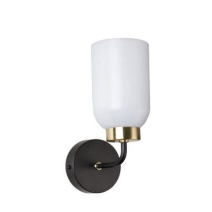 800132 Philips GLOW Black&Brass wall light