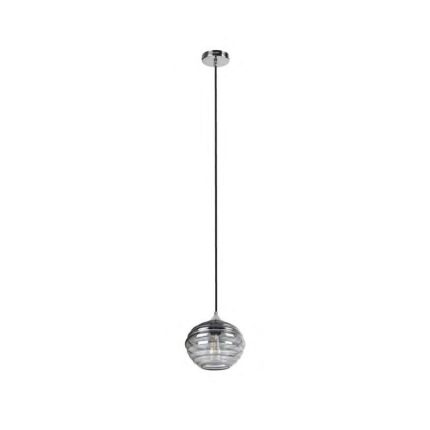 800179 Philips Elevate Chrome with Black Glass 1H Pendant Light
