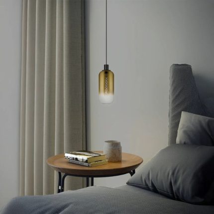 Philips Gaze Bronze Pendant Light Matte Black Bronze Pendant ( ODL-HL 1025 )